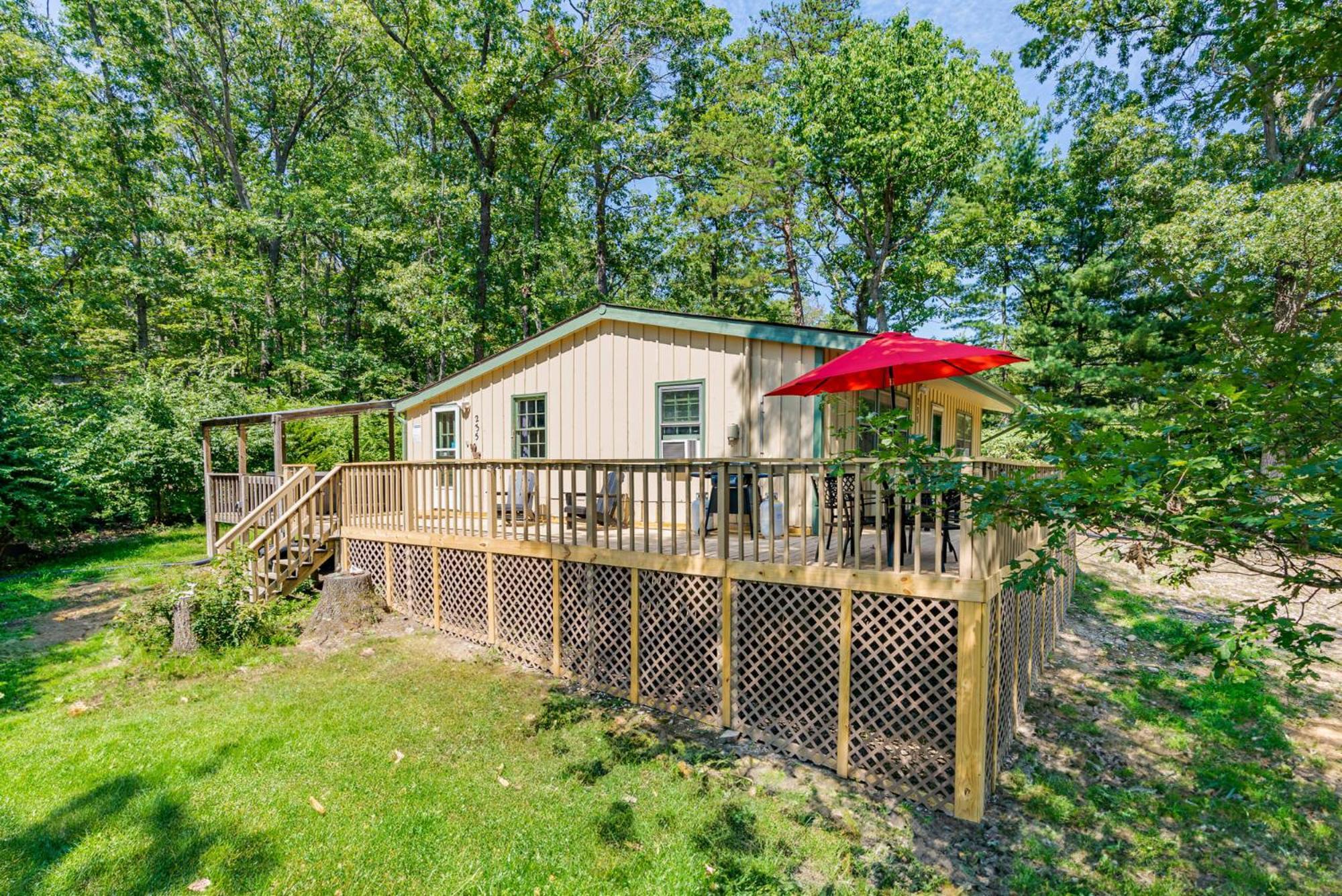 River Access Cabin W Hot Tub, Deck, Grill, & Wifi Villa Luray Exterior photo